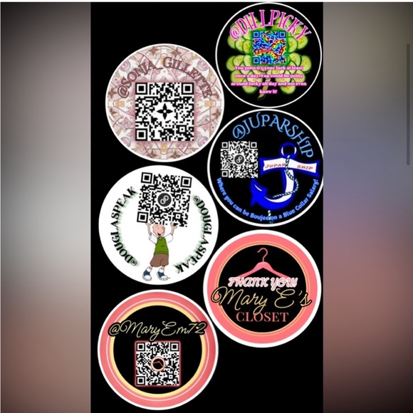 100 QR CODE STICKERS CUSTOM MADE - Picture 6 of 15